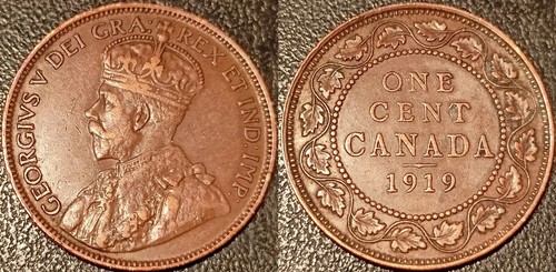 Canada george 1 cent - v,