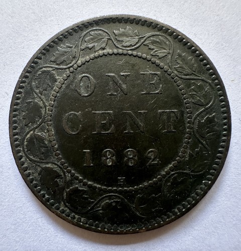 Cent 1882 canada kanada - h,