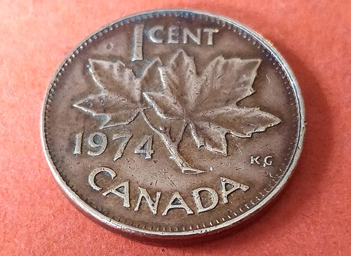 Cent münze canada 1974 - 1,