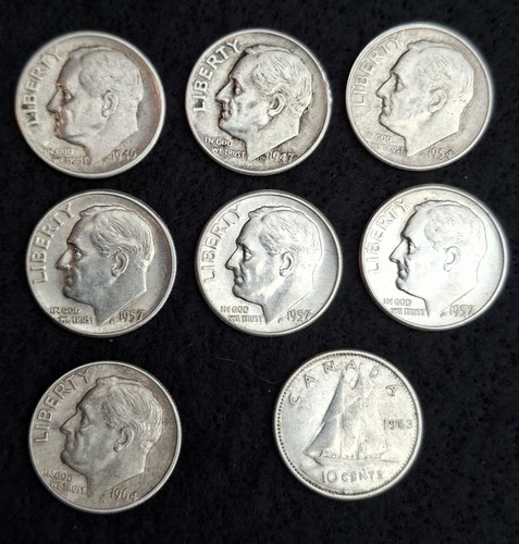 Konvolut dime usa - x,