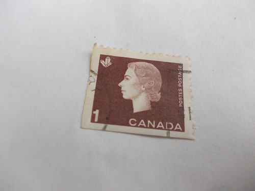 Cent canada briefmarke - cent,, canada,