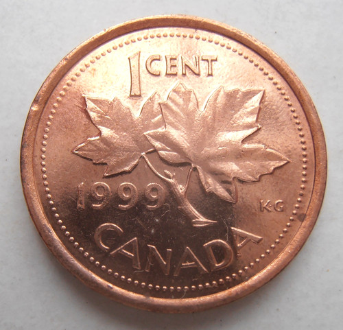 1999 kanada cent bankfrisch - 1,
