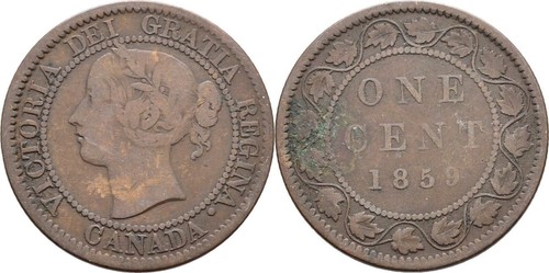 Canada cent 1859 victoria - cent,