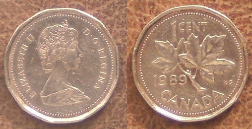 Cent münze canada 1989 - canada,