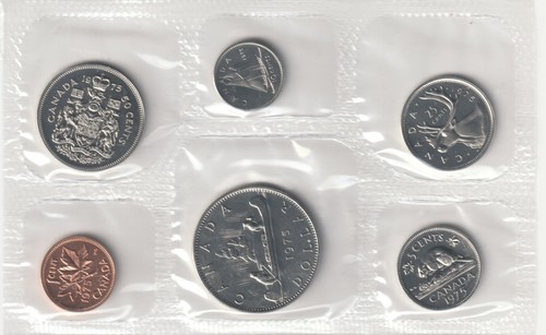 Canada kanada kms 1975 cent - 1975, -1