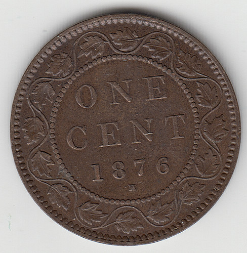 Kanada cent 1876h - kanada, 1