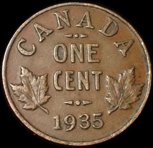 Kanada cent 1935 george - cent, v