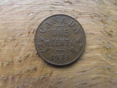 One cent kanada canada 1933 - 1,