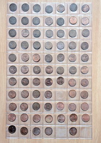 Kanada lot cent münzen - 1,