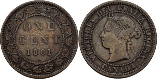 Canada cent 1881 - cent, victoria