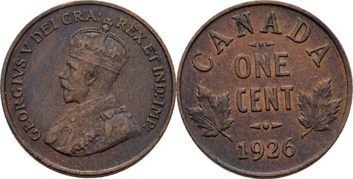 Canada cent 1926 georg v - canada,